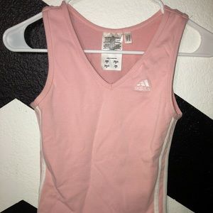 Adidas small pink tank